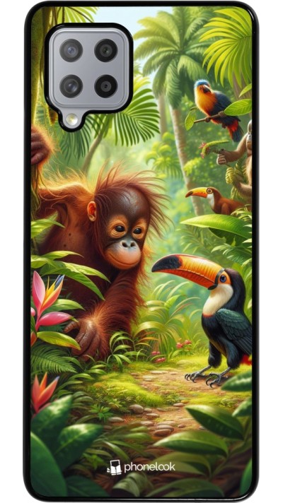 Samsung Galaxy A42 5G Case Hülle - Tropischer Dschungel Tayrona