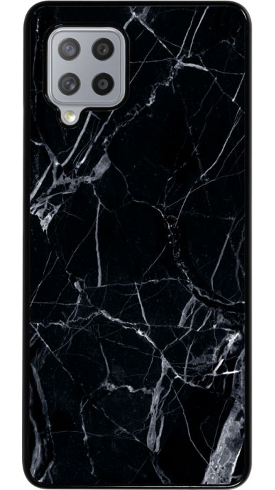 Hülle Samsung Galaxy A42 5G - Marble Black 01