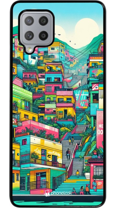 Samsung Galaxy A42 5G Case Hülle - Medellin Comuna 13 Kunst