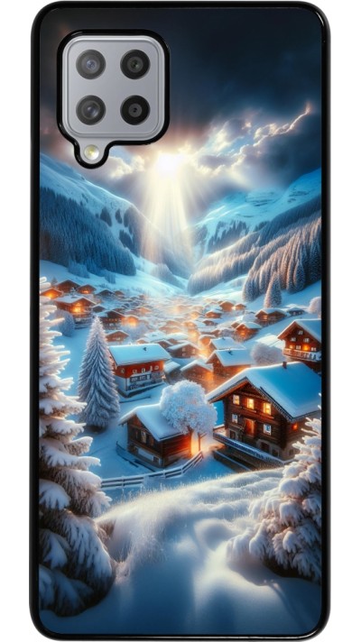 Samsung Galaxy A42 5G Case Hülle - Berg Schnee Licht