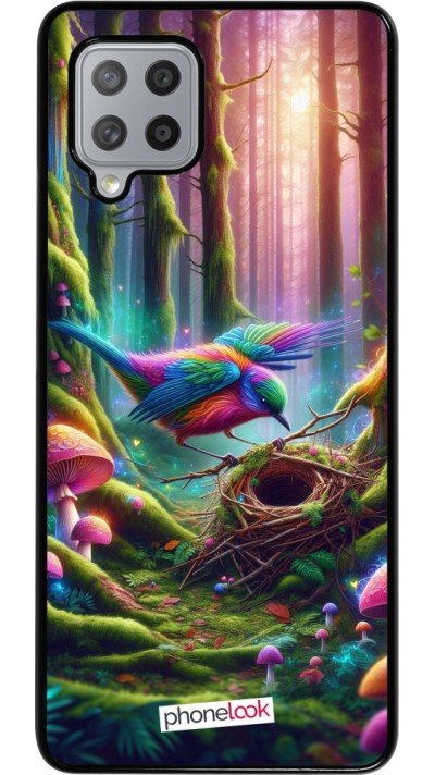 Samsung Galaxy A42 5G Case Hülle - Vogel Nest Wald