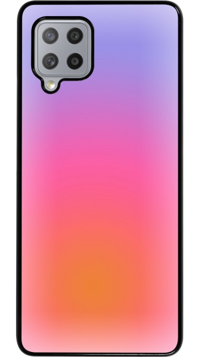 Samsung Galaxy A42 5G Case Hülle - Orange Pink Blue Gradient