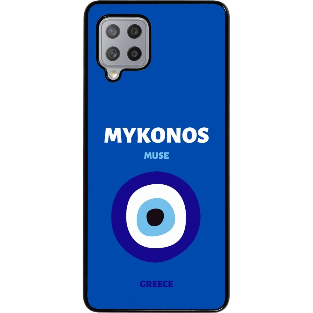 Samsung Galaxy A42 5G Case Hülle - Pop Summer Destination Mykonos