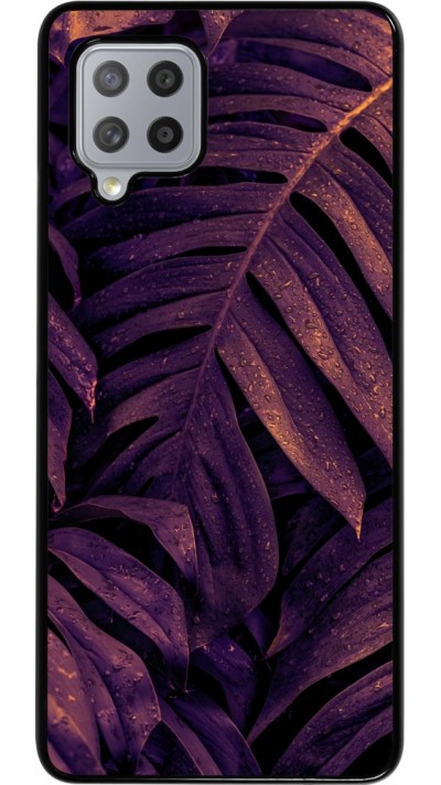 Coque Samsung Galaxy A42 5G - Purple Light Leaves