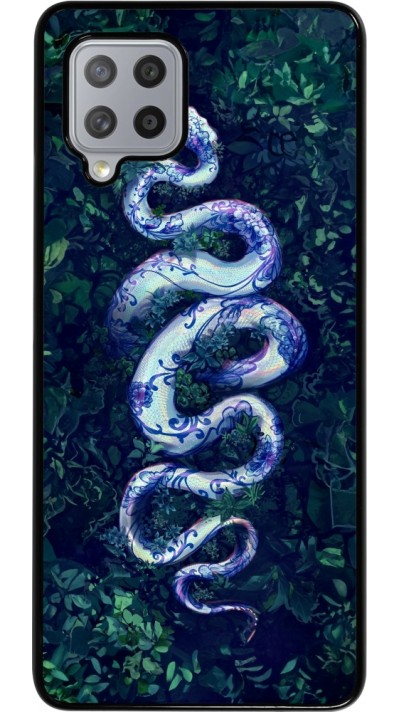 Samsung Galaxy A42 5G Case Hülle - Snake Blue Anaconda