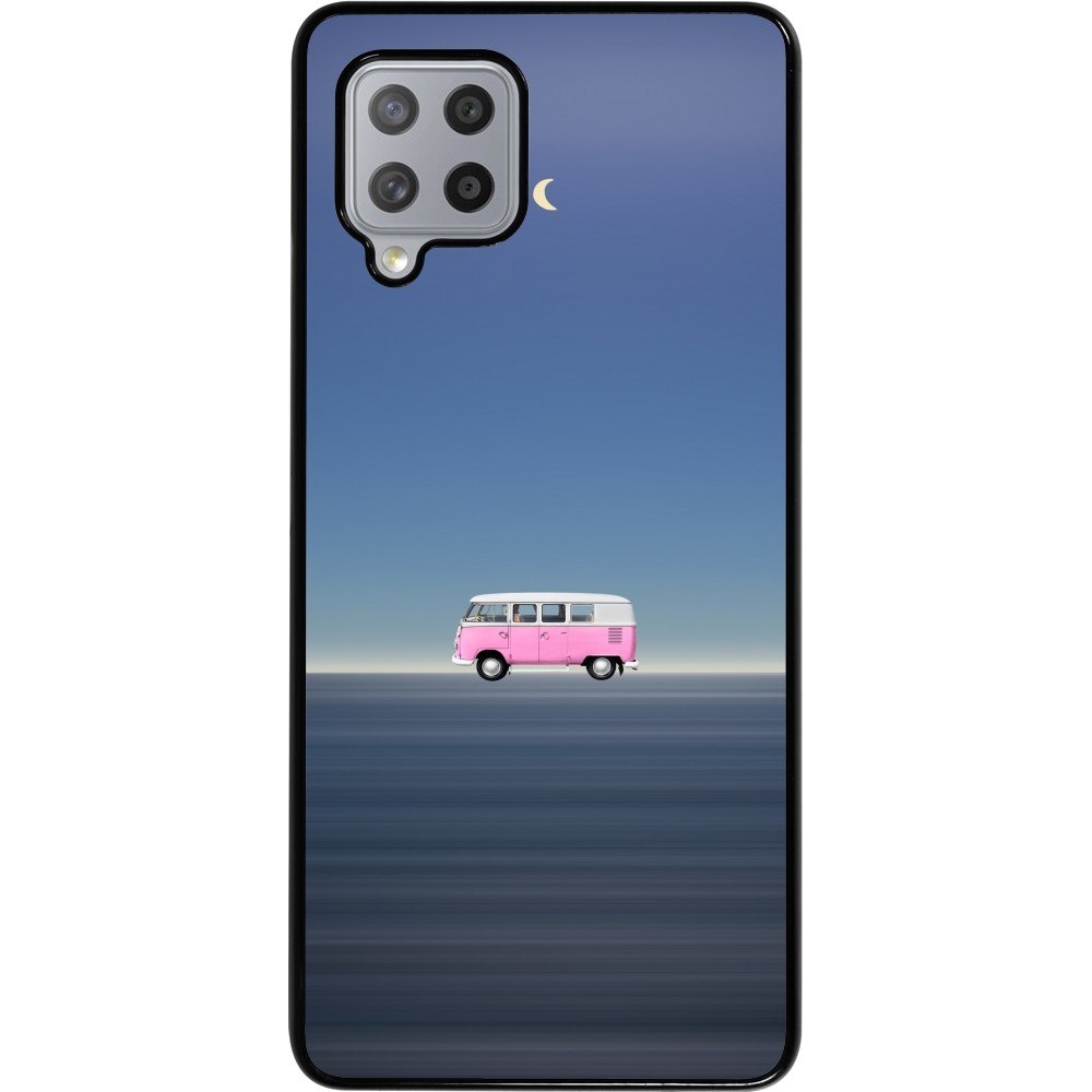 Samsung Galaxy A42 5G Case Hülle - Spring 23 pink bus