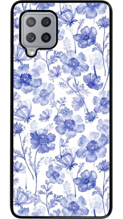 Coque Samsung Galaxy A42 5G - Spring 23 watercolor blue flowers