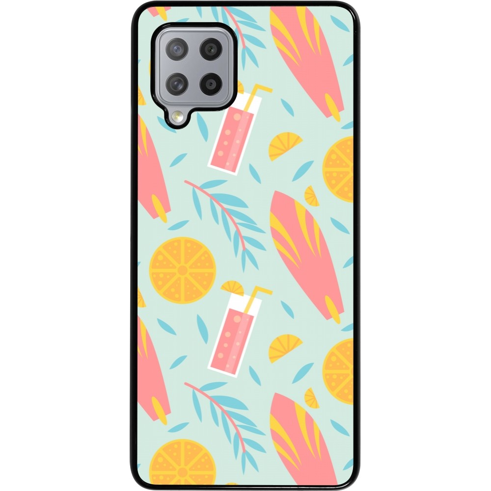 Samsung Galaxy A42 5G Case Hülle - Summer 2025 Pattern citron