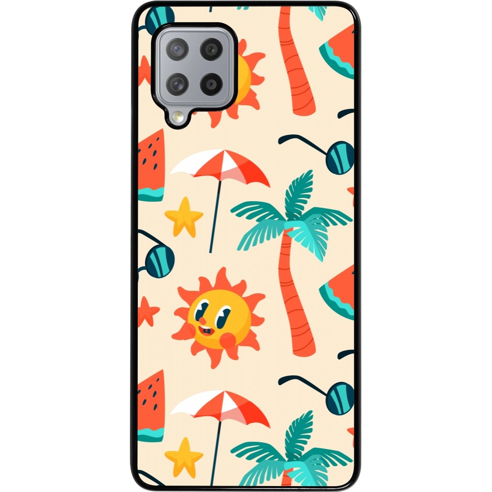 Samsung Galaxy A42 5G Case Hülle - Summer 2025 Pattern soleil