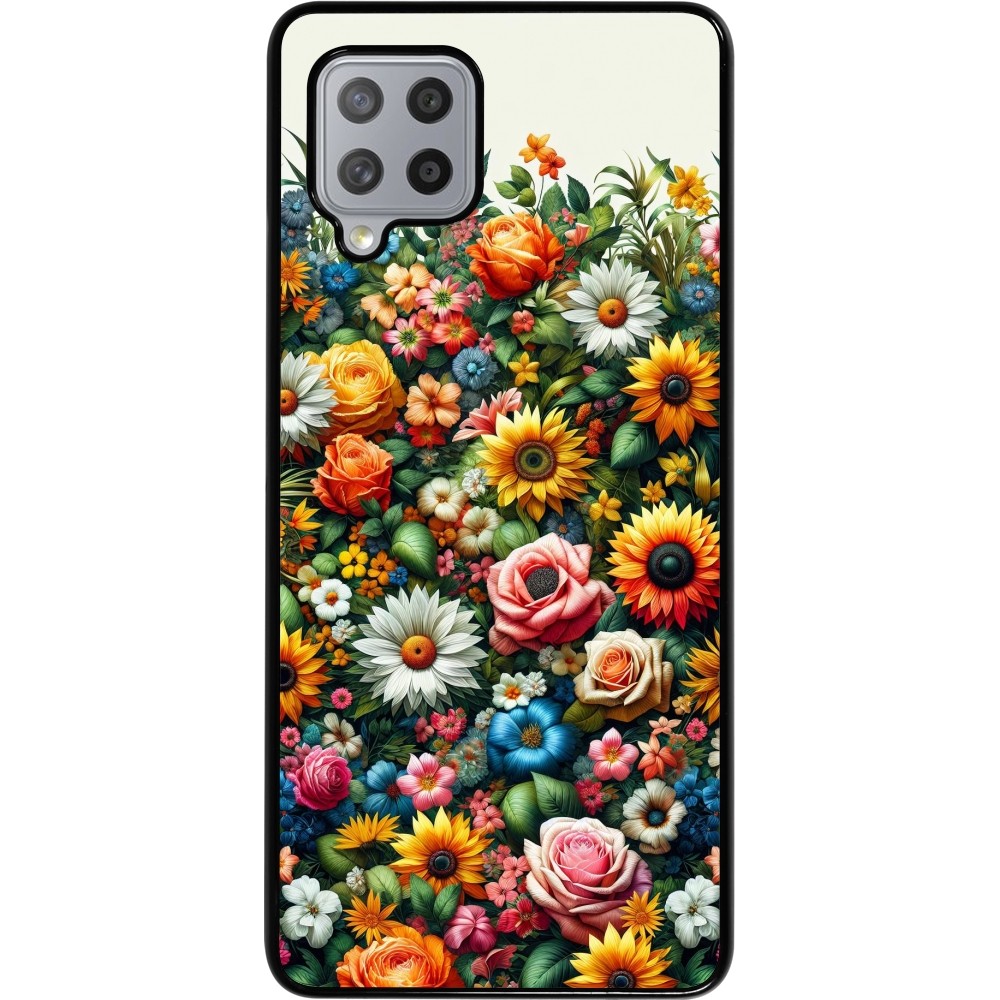 Samsung Galaxy A42 5G Case Hülle - Sommer Blumenmuster
