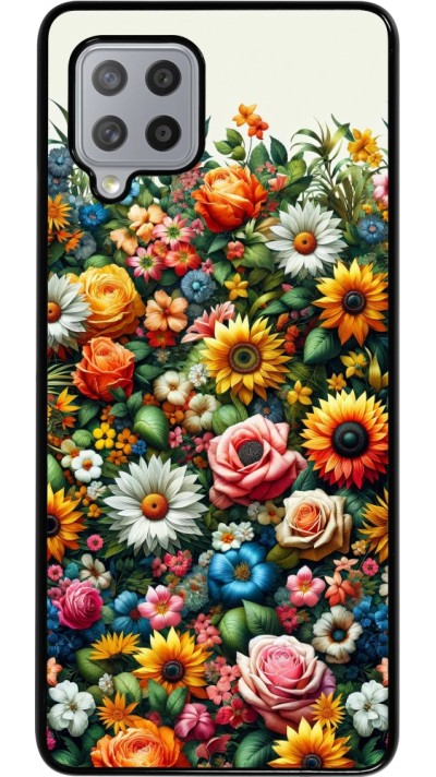 Samsung Galaxy A42 5G Case Hülle - Sommer Blumenmuster