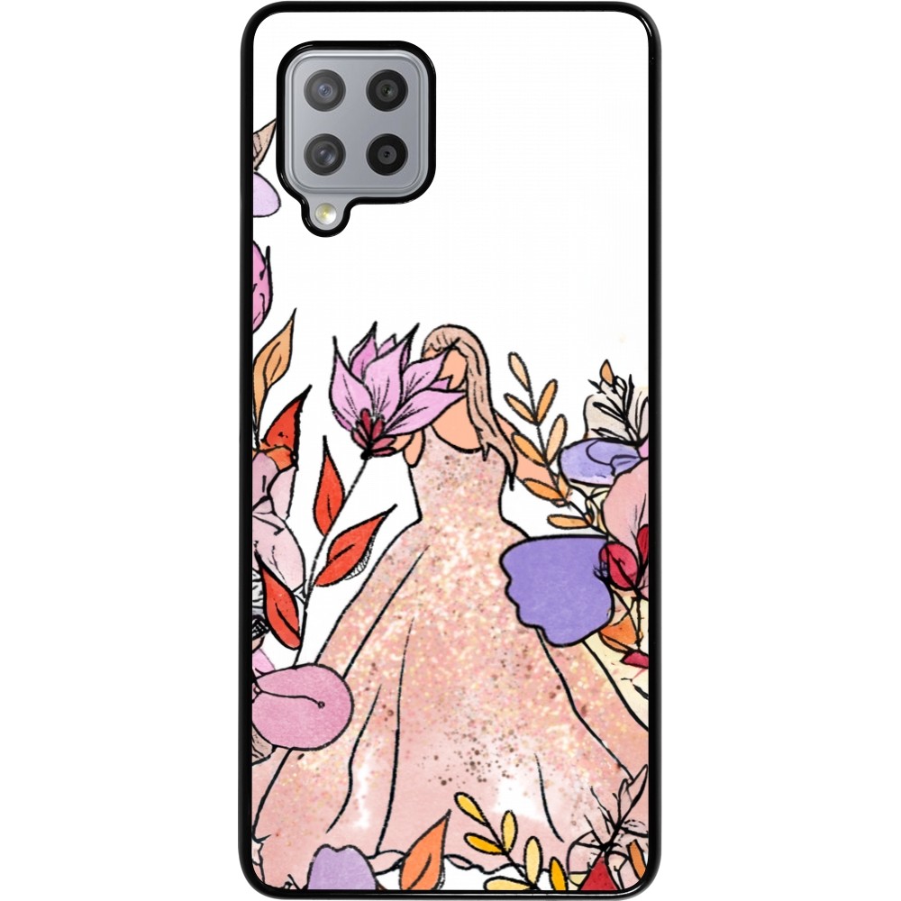 Coque Samsung Galaxy A42 5G - Taylor Swift Sketch - White