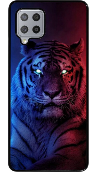 Hülle Samsung Galaxy A42 5G - Tiger Blue Red