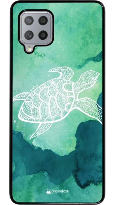 Coque Samsung Galaxy A42 5G - Turtle Aztec Watercolor