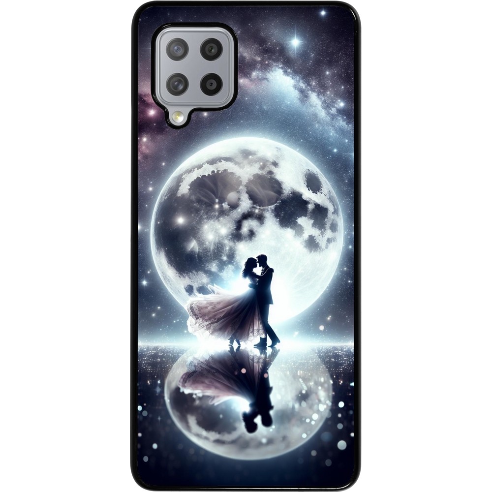 Samsung Galaxy A42 5G Case Hülle - Valentin 2024 Liebe unter dem Mond