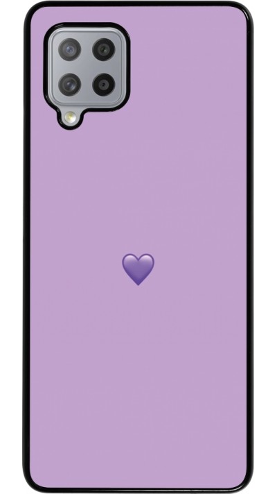 Coque Samsung Galaxy A42 5G - Valentine 2023 purpule single heart