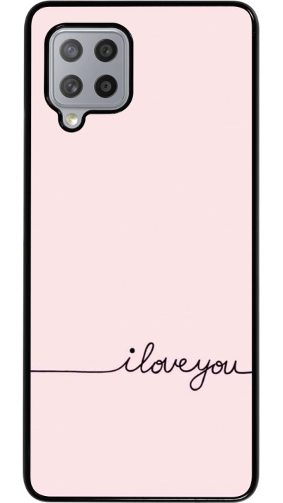 Samsung Galaxy A42 5G Case Hülle - Valentine 2023 i love you writing