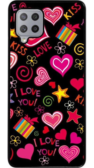 Coque Samsung Galaxy A42 5G - Valentine 2023 love symbols