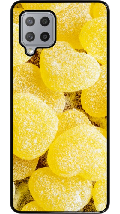 Coque Samsung Galaxy A42 5G - Valentine 2023 sweet yellow hearts