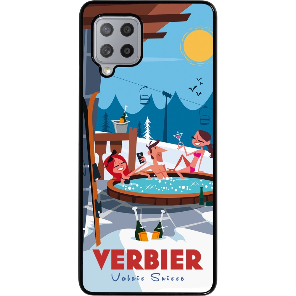 Coque Samsung Galaxy A42 5G - Verbier Mountain Jacuzzi