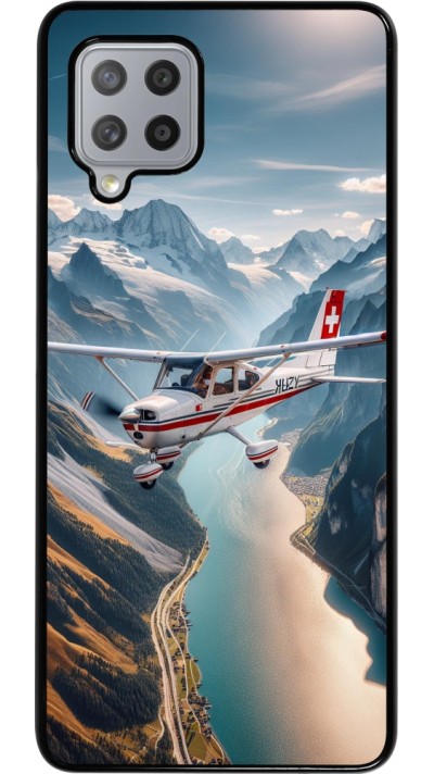 Samsung Galaxy A42 5G Case Hülle - Schweizer Alpenflug