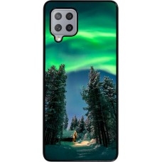 Samsung Galaxy A42 5G Case Hülle - Winter 22 Northern Lights