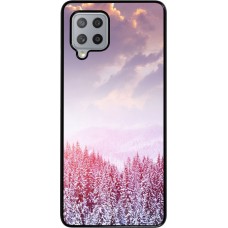 Samsung Galaxy A42 5G Case Hülle - Winter 22 Pink Forest
