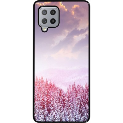 Coque Samsung Galaxy A42 5G - Winter 22 Pink Forest