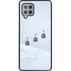 Samsung Galaxy A42 5G Case Hülle - Winter 22 ski lift