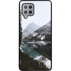 Samsung Galaxy A42 5G Case Hülle - Winter 22 snowy mountain and lake