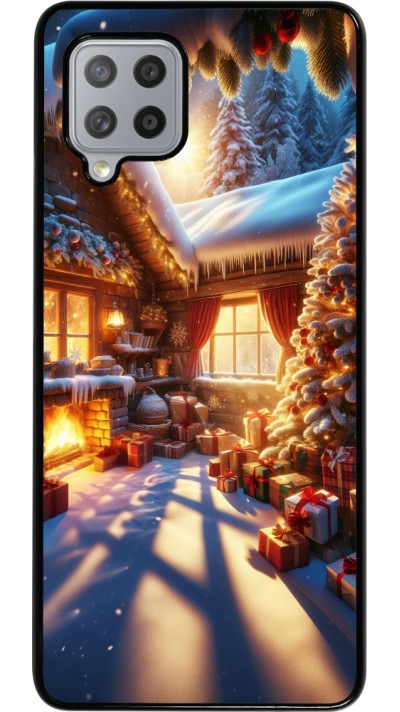 Samsung Galaxy A42 5G Case Hülle - Weihnachten Chalet Feerie