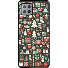 Samsung Galaxy A42 5G Case Hülle - Weihnachten 2023 Flachmuster