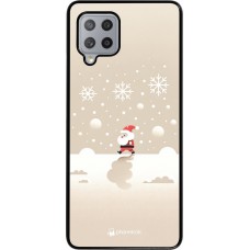 Samsung Galaxy A42 5G Case Hülle - Weihnachten 2023 Minimalistischer Weihnachtsmann