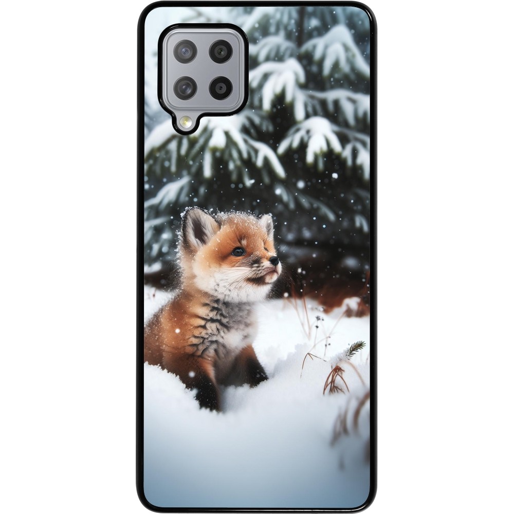 Samsung Galaxy A42 5G Case Hülle - Weihnachten 2023 Fuechslein Tanne