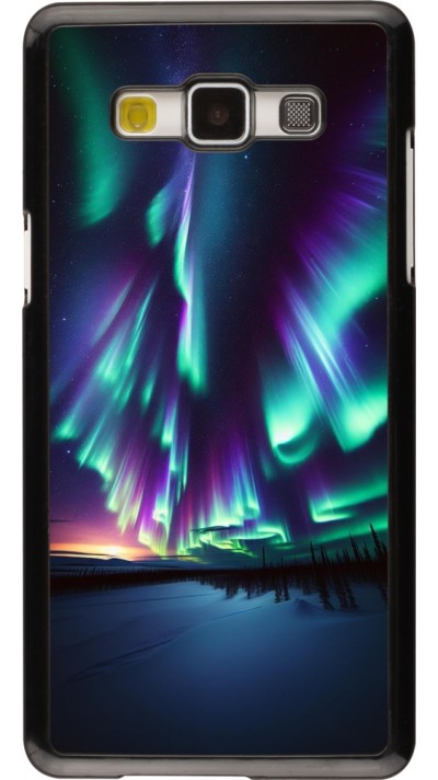 Coque Samsung Galaxy A5 (2015) - Aurore Boréale Étincelante
