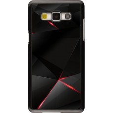 Coque Samsung Galaxy A5 - Black Red Lines