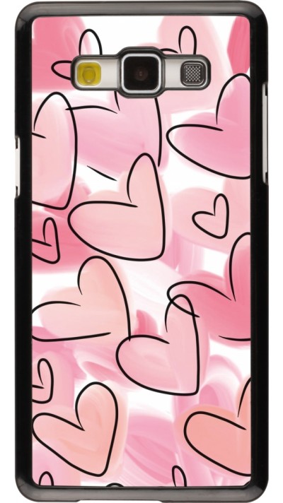 Coque Samsung Galaxy A5 (2015) - Easter 2023 pink hearts