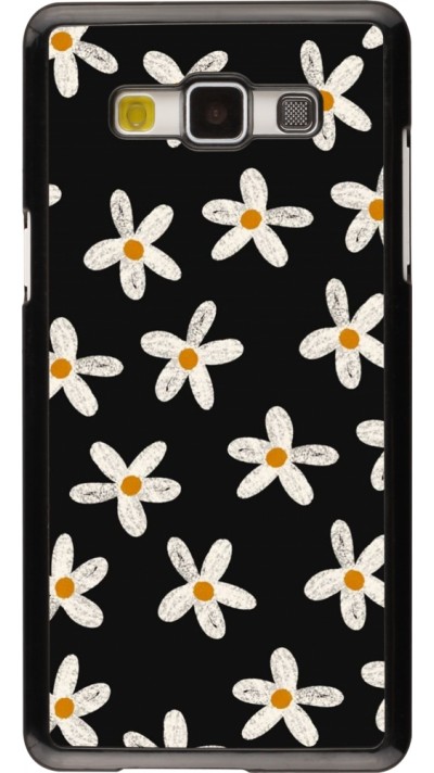 Coque Samsung Galaxy A5 (2015) - Easter 2024 white on black flower