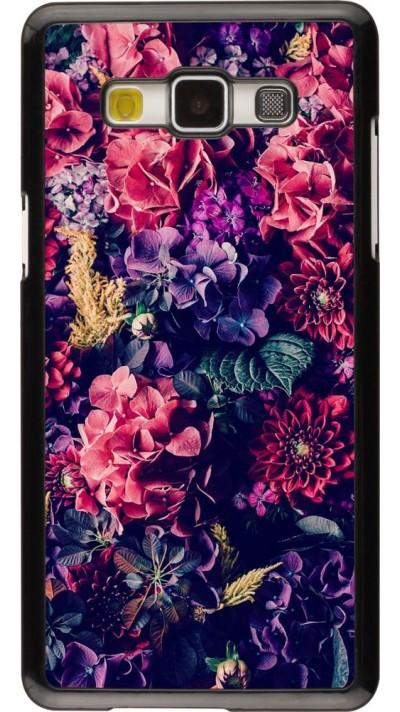 Coque Samsung Galaxy A5 - Flowers Dark