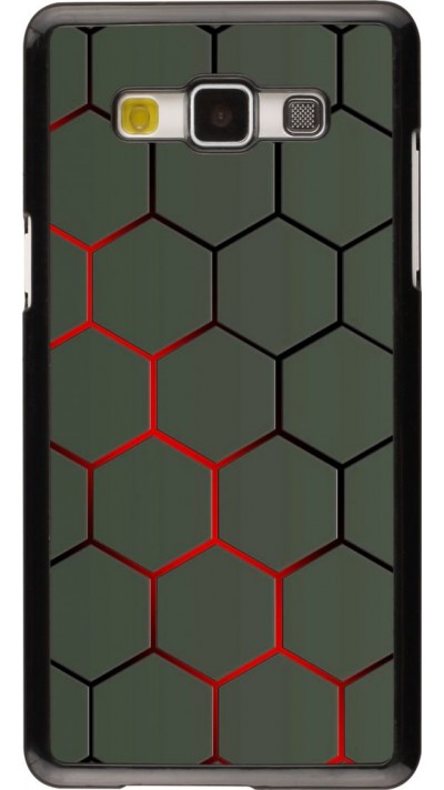 Hülle Samsung Galaxy A5 (2015) - Geometric Line red
