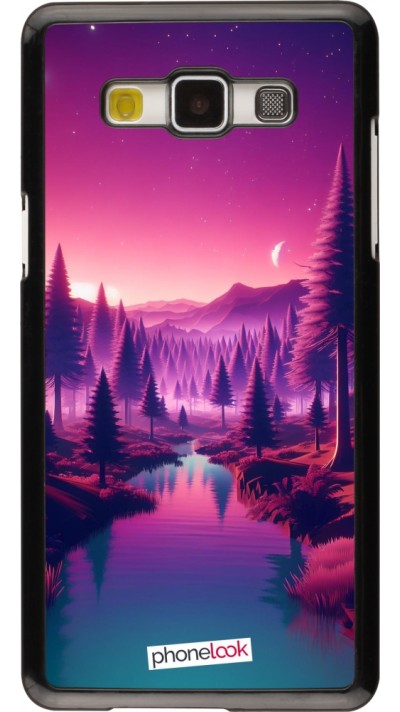 Coque Samsung Galaxy A5 (2015) - Paysage Violet-Rose