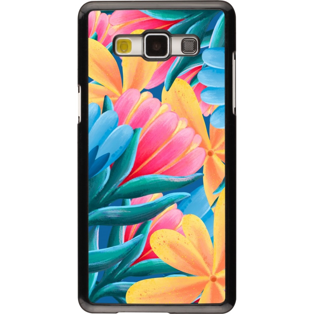 Samsung Galaxy A5 (2015) Case Hülle - Spring 23 colorful flowers