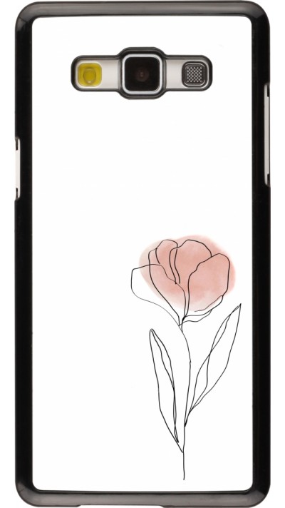 Samsung Galaxy A5 (2015) Case Hülle - Spring 23 minimalist flower