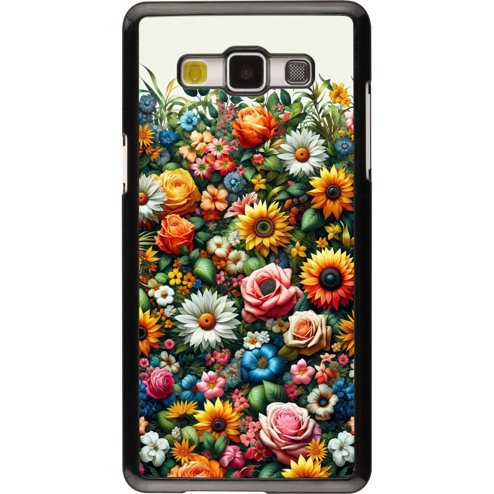 Samsung Galaxy A5 (2015) Case Hülle - Sommer Blumenmuster
