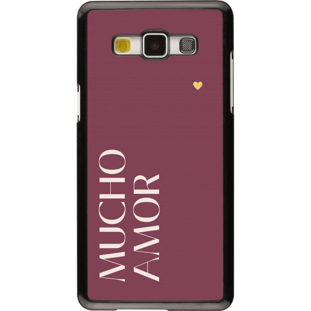 Samsung Galaxy A5 (2015) Case Hülle - Valentine 2024 mucho amor rosado