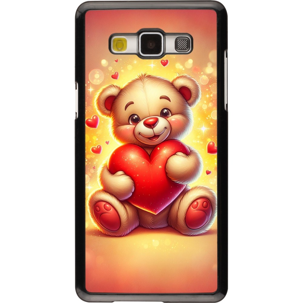 Samsung Galaxy A5 (2015) Case Hülle - Valentin 2024 Teddy Liebe