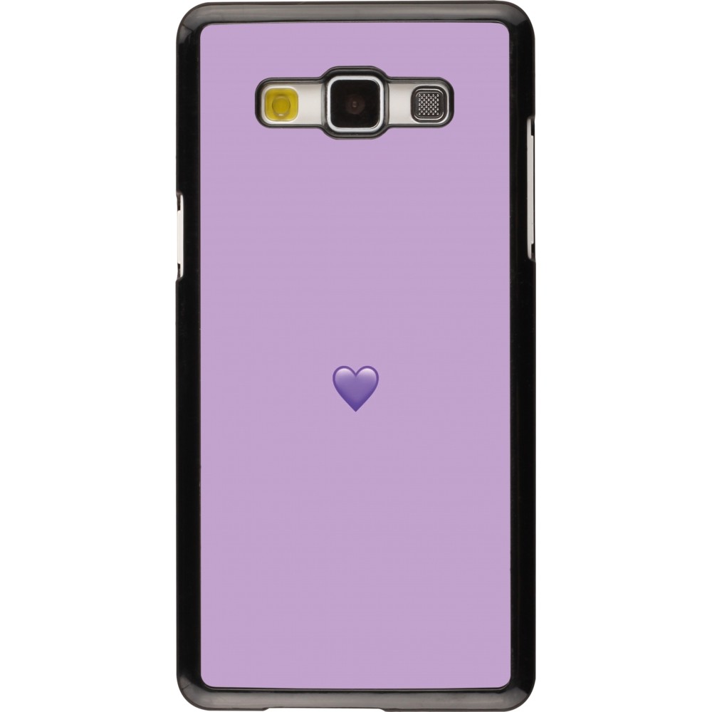 Samsung Galaxy A5 (2015) Case Hülle - Valentine 2023 purpule single heart