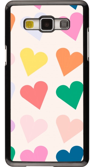 Coque Samsung Galaxy A5 (2015) - Valentine 2023 colorful hearts