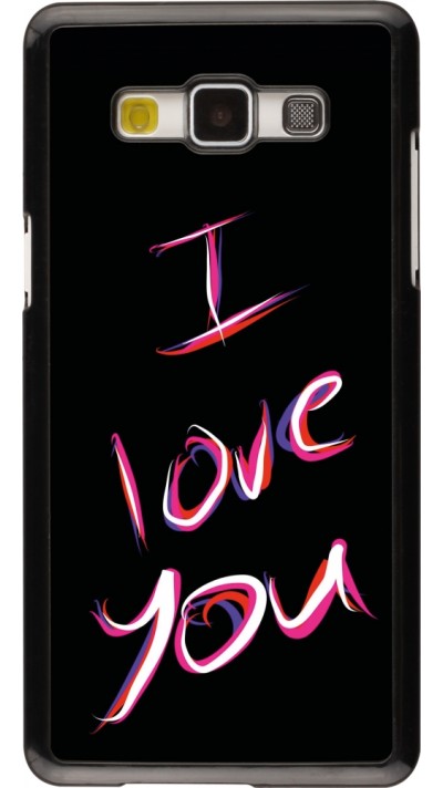 Coque Samsung Galaxy A5 (2015) - Valentine 2023 colorful I love you