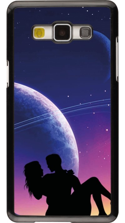 Coque Samsung Galaxy A5 (2015) - Valentine 2023 couple love to the moon